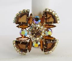 Topaz Pie Pin Pendant