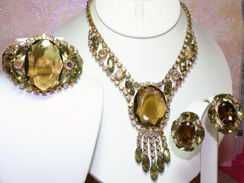 Front view of Topaz Oval Necklace