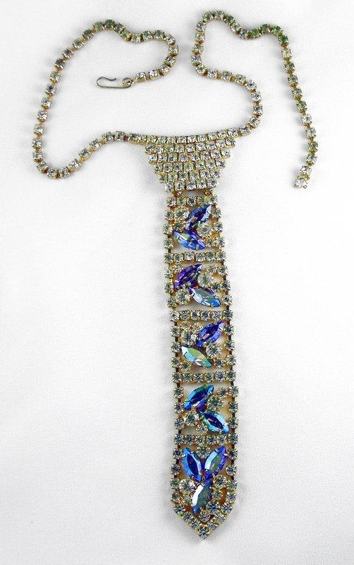 Front view of AB Navettes Necklace