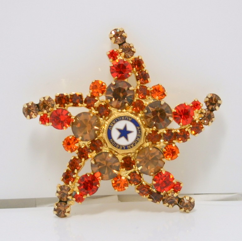 Front view of Topaz Chatons Only Brooch