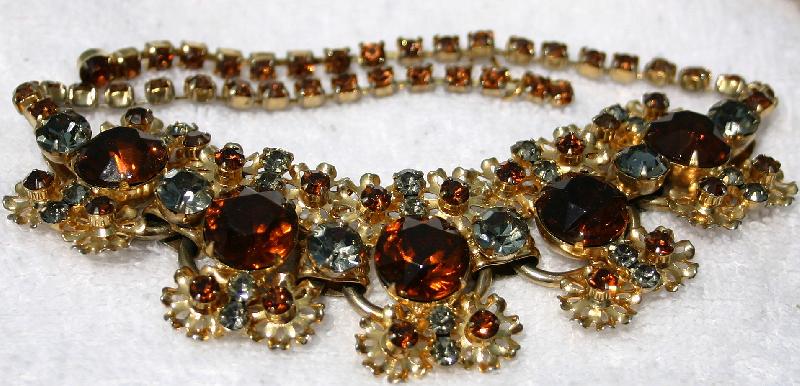 Front view of Topaz Chatons Only Necklace