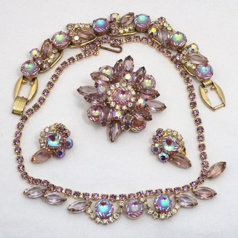 Front view of Purple (cardinal) Scooped Necklace