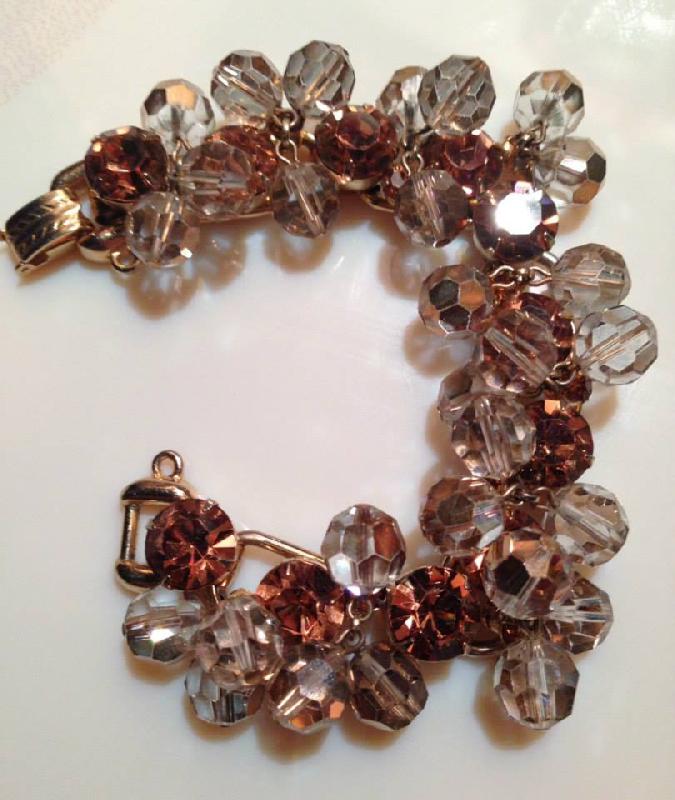 Front view of Topaz Chatons Only Bracelet 5 Link
