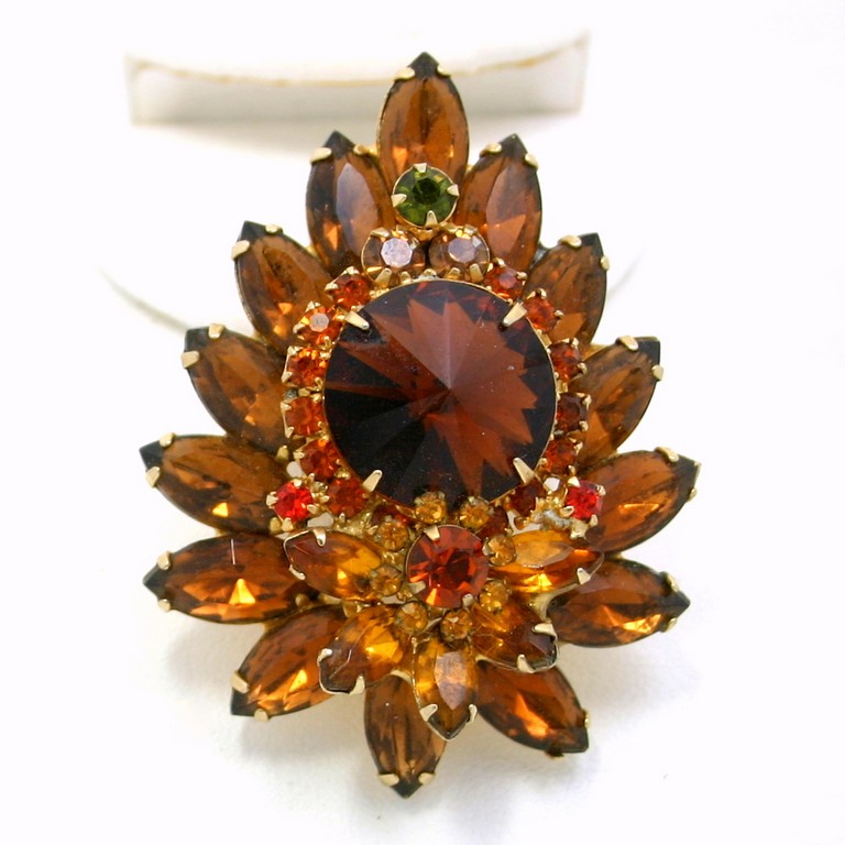 Front view of Topaz Chatons Only Rivoli/Margarita