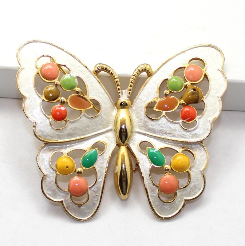 Front view of Multiple Colors Chatons Only Pin Pendant