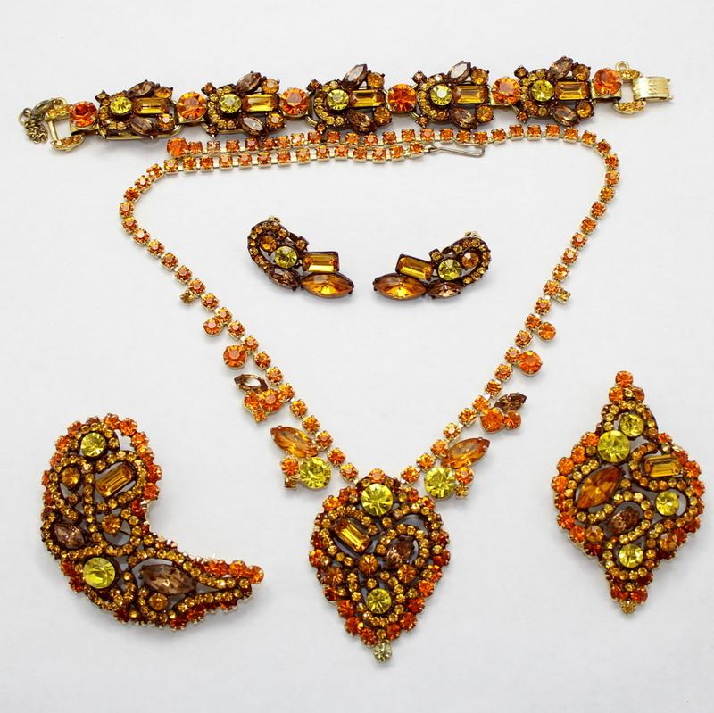 Front view of Topaz Baguettes Necklace