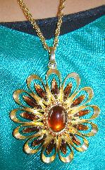 Topaz Cabochons Pendant