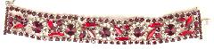 Red Navettes Rivoli/Margarita Bracelet Flat Push In