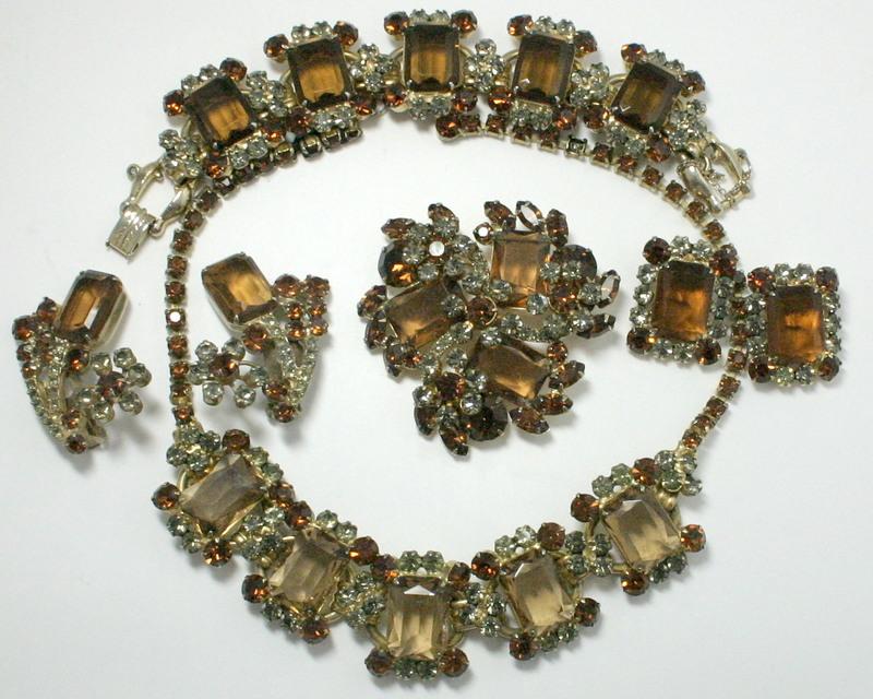 Front view of Topaz Emerald Cut Earrings Clip