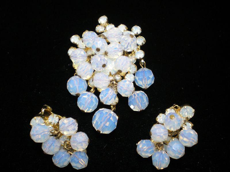 Front view of Clear Chatons Only Brooch