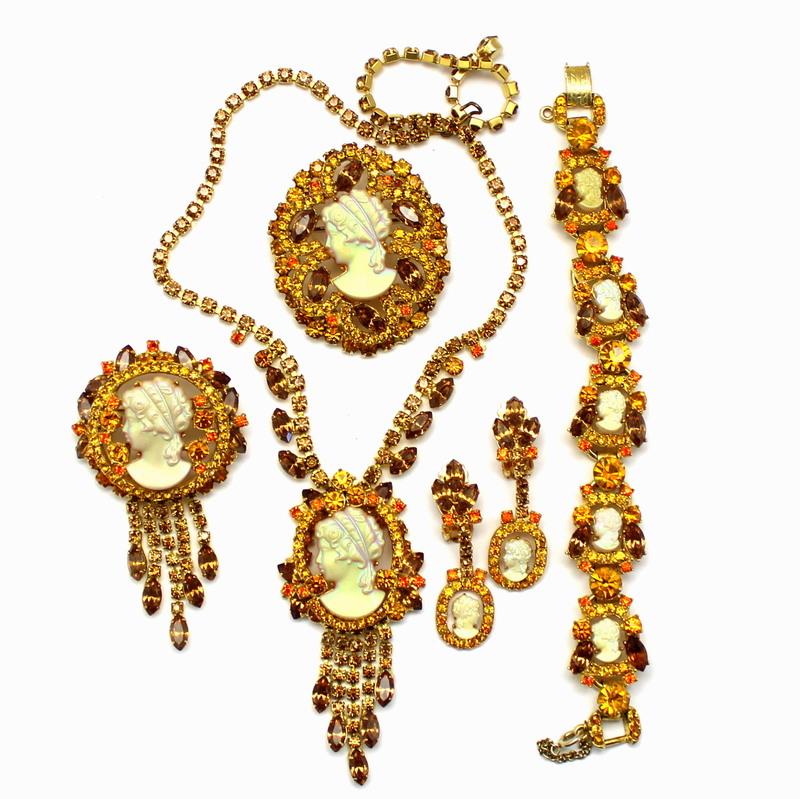 Front view of Topaz Navettes Molded/Cut Earrings Clip