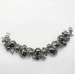 Hematite Pear Bracelet 5 Link