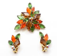 Fall Diamond Brooch