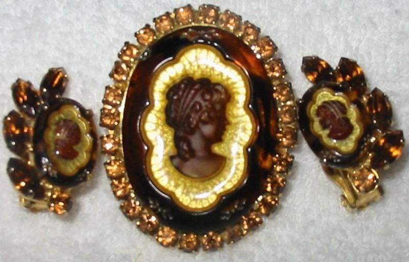 Front view of Topaz Navettes Molded/Cut Earrings Clip