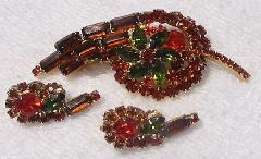 Fall Baguettes Earrings Clip