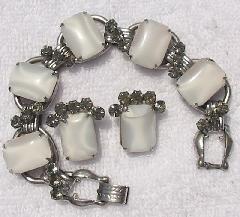 Yellow Cabochons Bracelet 5 Link