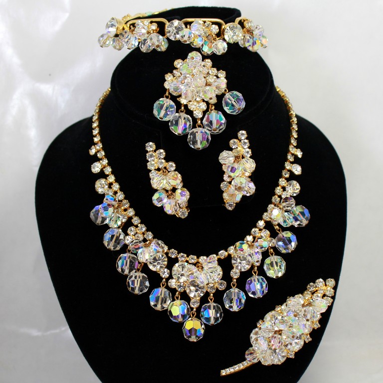 Front view of Clear Chatons Only Pin Pendant
