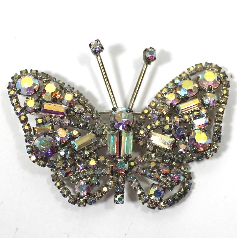 Front view of AB Baguettes Brooch