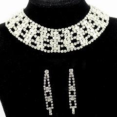 Clear Baguettes Necklace