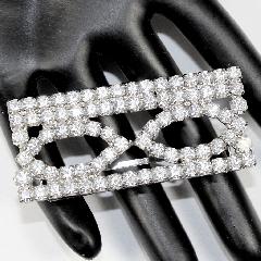 Clear Chatons Only Belt Buckle