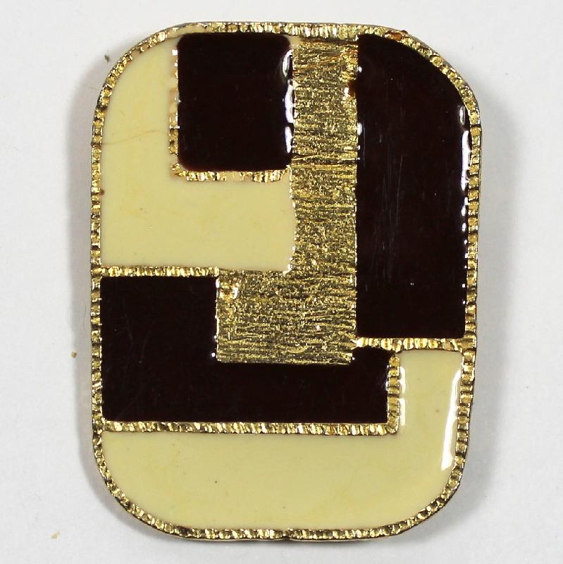 Front view of Topaz Brooch