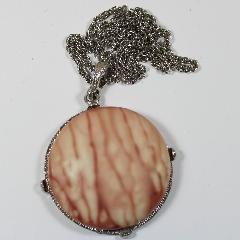 Pink Plastic Pendant