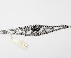 Clear Oval Bracelet Flat Push In