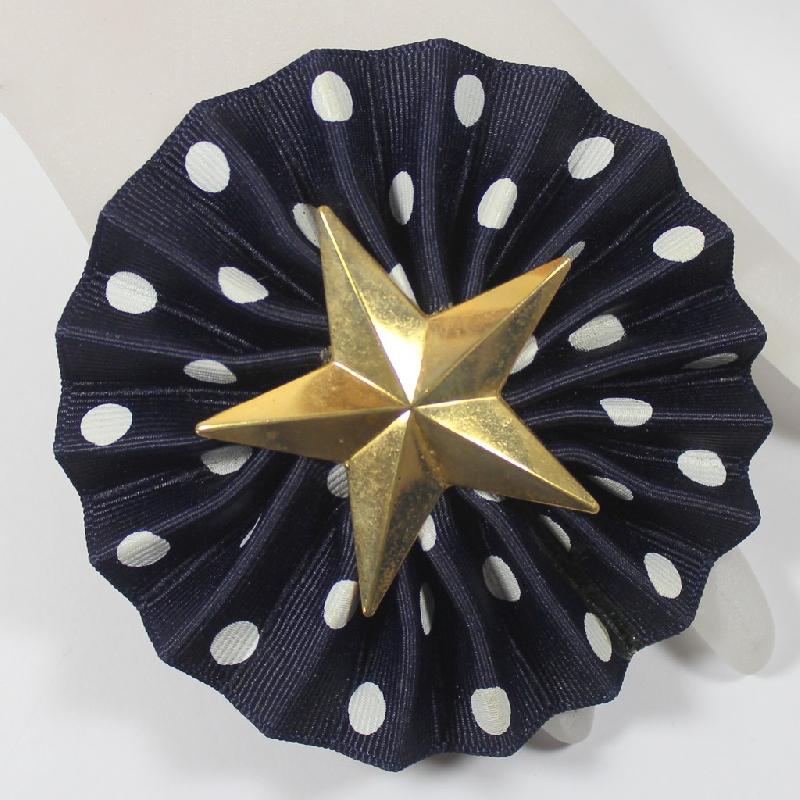 Front view of Blue Brooch