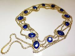 Blue Oval Belt