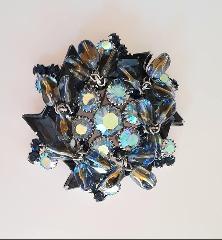 Blue Arrow Givre Brooch