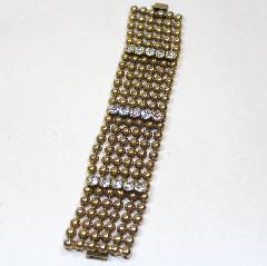 Clear Chatons Only Bracelet Flat Push In