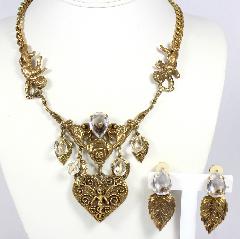 Clear Pear Necklace