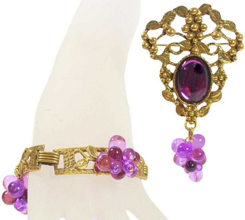 Front view of Purple (cardinal) Bracelet Flat Fold Over
