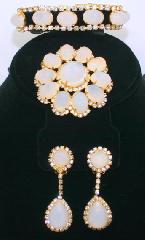 Clear Cabochons Plastic Bracelet Flat Push In