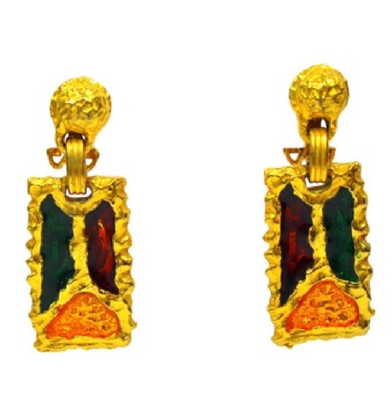 Front view of Fall Earrings Clip