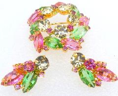 Pastel Navettes Earrings Clip