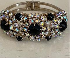 Black (jet) Chatons Only Bracelet Clamper