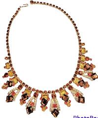 Fall Square Necklace