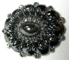 Hematite Cabochons Pin Pendant