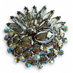 Hematite Cabochons Brooch