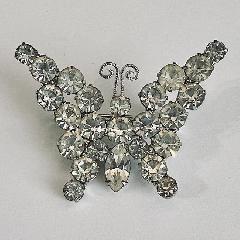 Clear Chatons Only Brooch