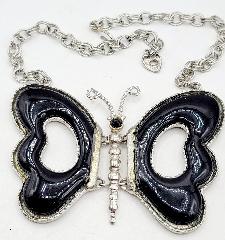 Black (jet) Cabochons Plastic Pendant