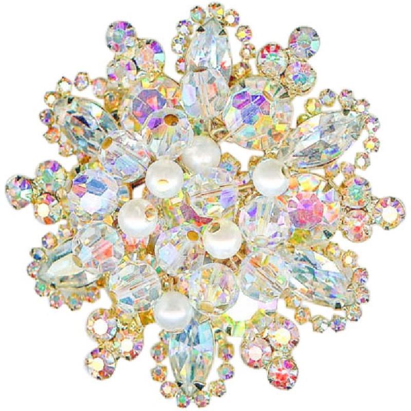 Front view of AB Navettes Brooch