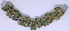 Green Navettes Bracelet 5 Link