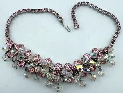 Pink Chatons Only Necklace