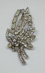 Clear Baguettes Brooch