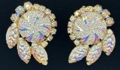 AB Cabochons Molded/Cut Earrings Clip
