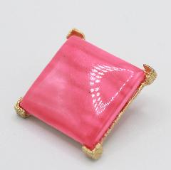 Pink Plastic Earrings Clip