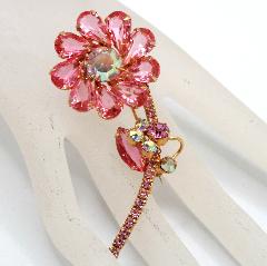 Pink Pear Brooch