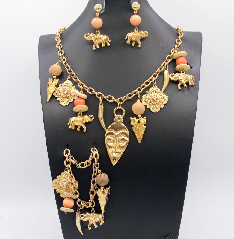 Front view of Orange Earrings Pierced